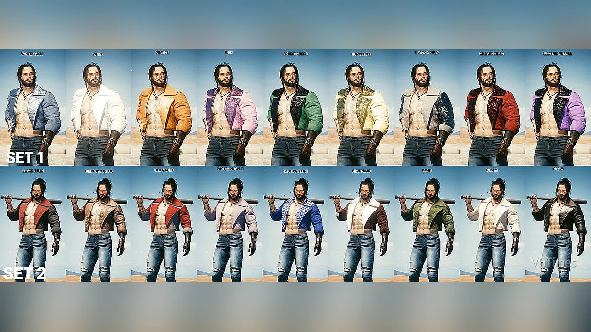 Cyberpunk 2077 — Укороченное пальто с манжетами