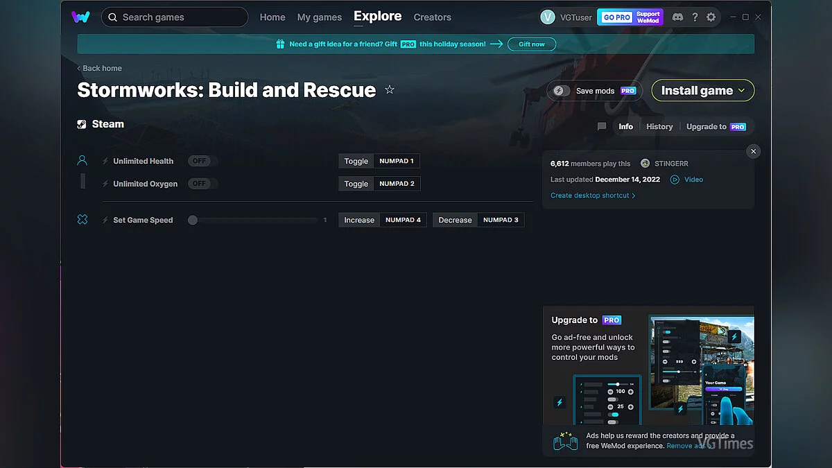 Stormworks: Build and Rescue — Трейнер (+3) от 14.12.2022 [WeMod]