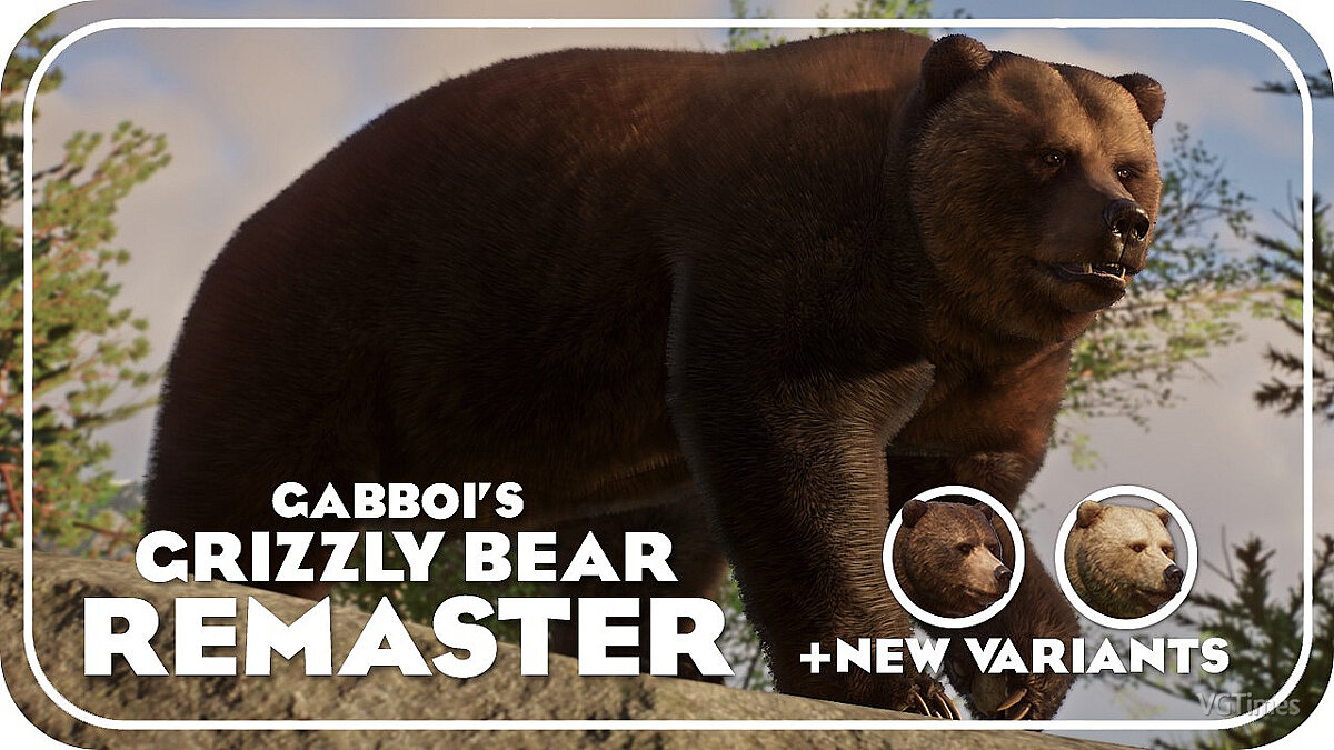 Planet Zoo — Ремастер медведя гризли