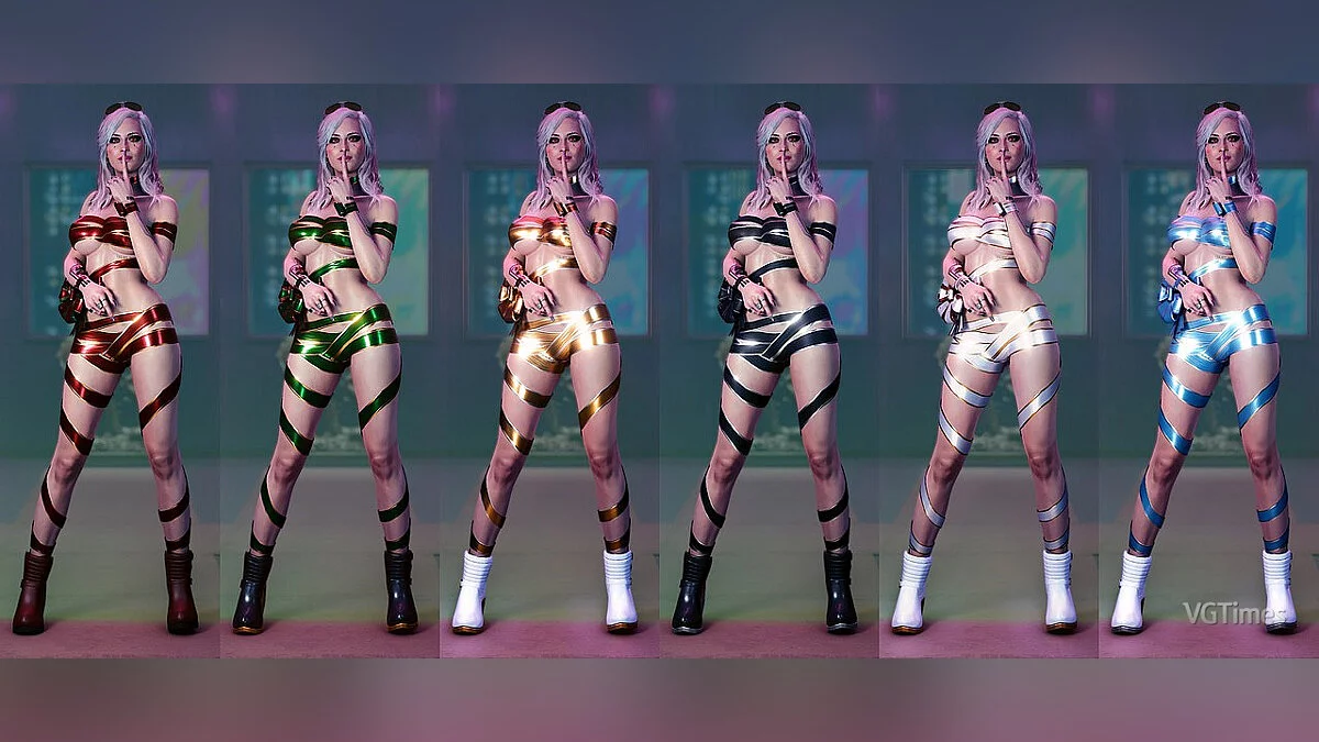 Cyberpunk 2077 — Рождественский костюм для упаковки подарков