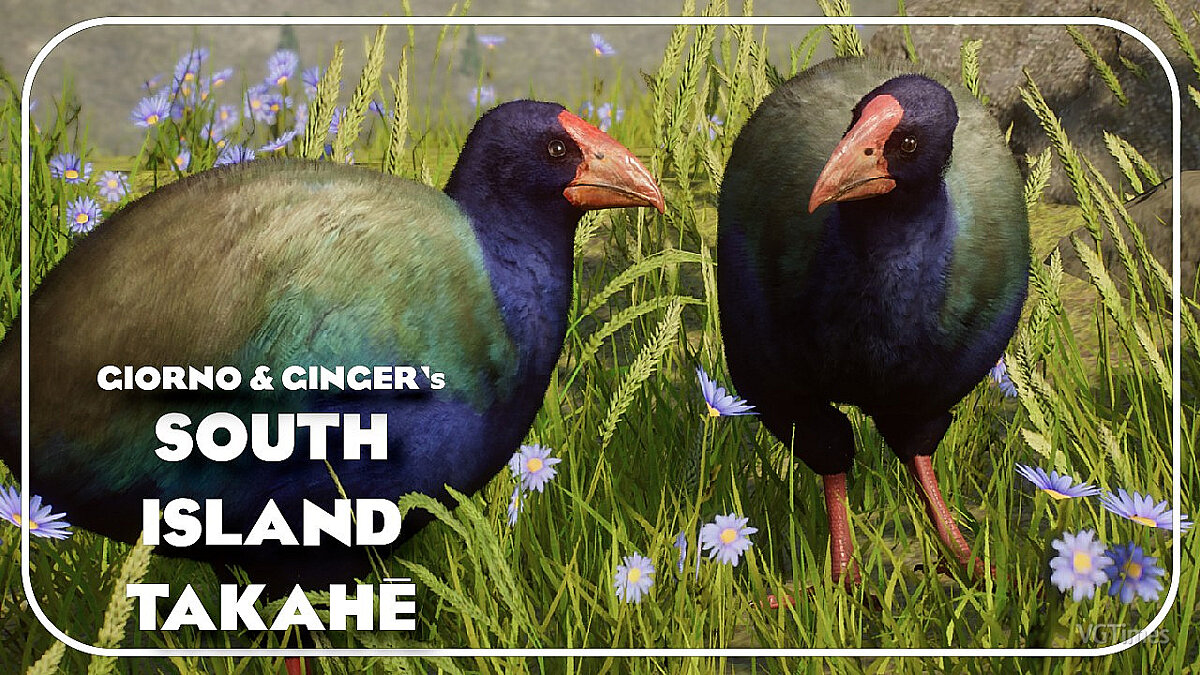Planet Zoo — Такахе Южного острова - новый вид