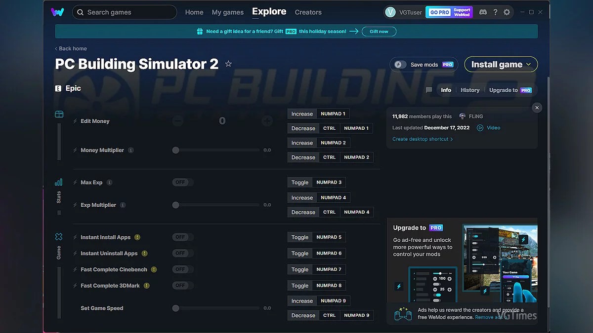 PC Building Simulator 2 — Трейнер (+9) от 17.12.2022 [WeMod]