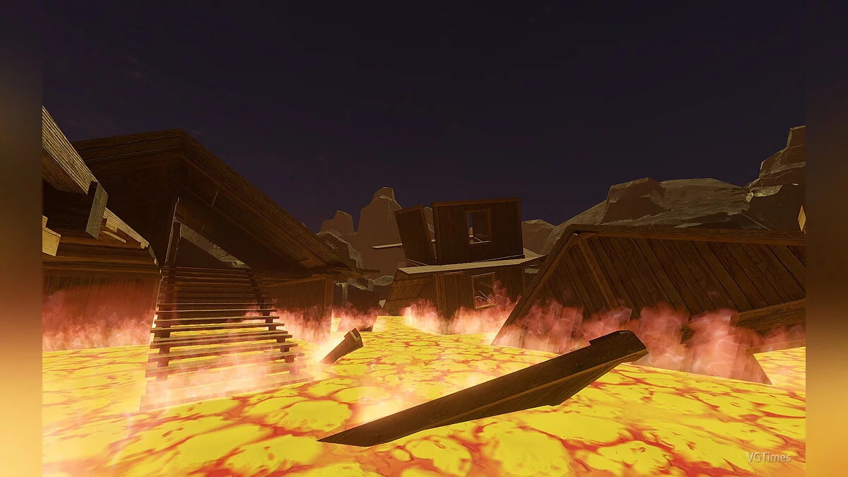 Blade and Sorcery — Город, разрушенный лавой