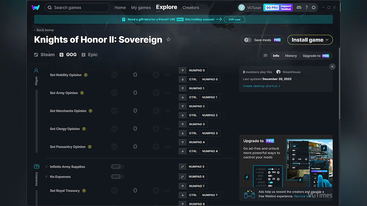 Knights of Honor 2: Sovereign — Трейнер (+21) от 20.12.2022 [WeMod]