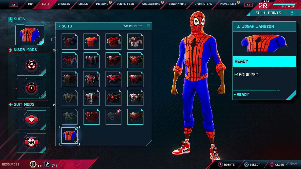Marvel&#039;s Spider-Man: Miles Morales — Купленный в магазине костюм Майлза Моралеса (новый слот)