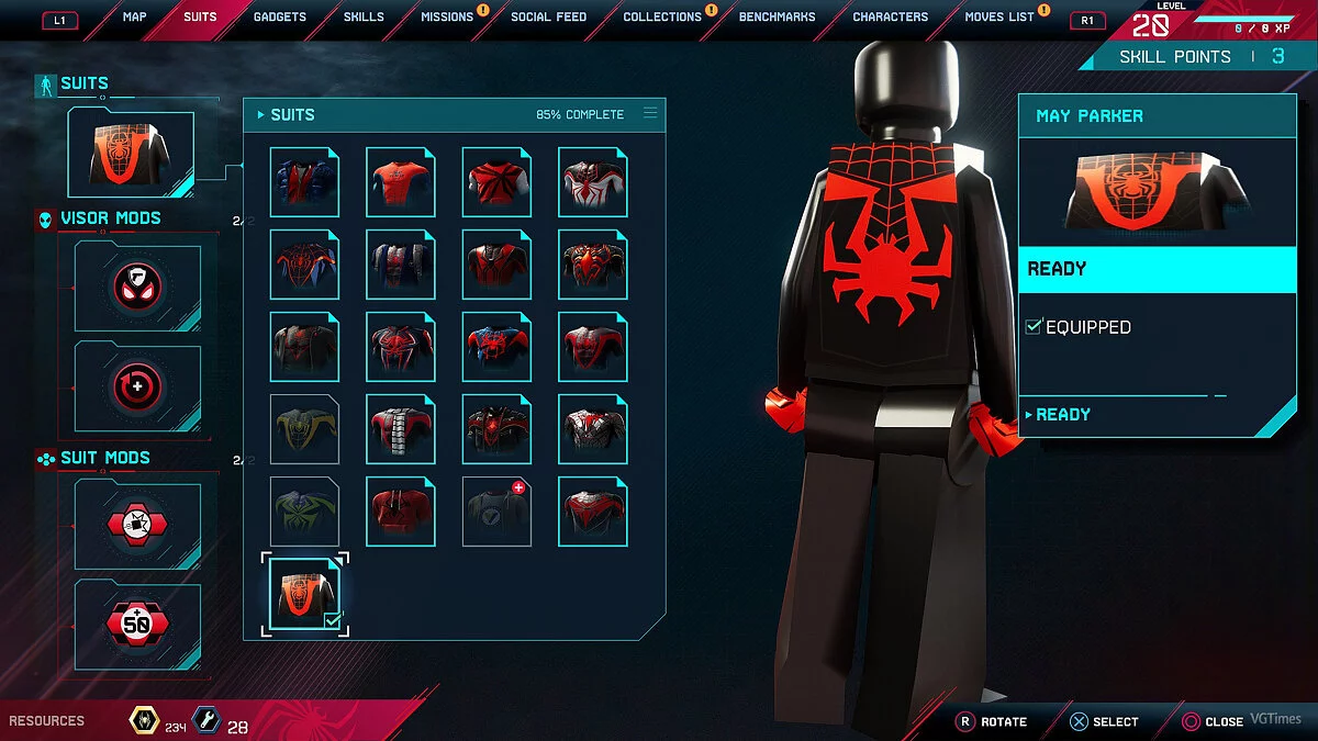 Marvel&#039;s Spider-Man: Miles Morales — Лего Майлз Моралес