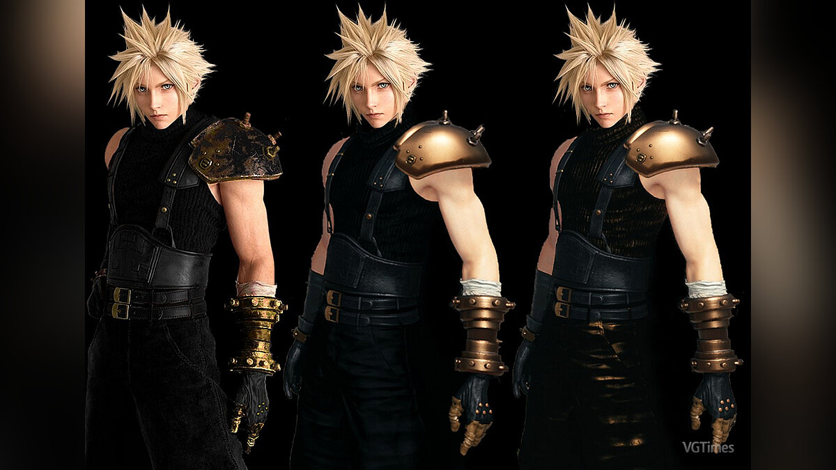 Final Fantasy VII Remake — Черно-золотой костюм Клода