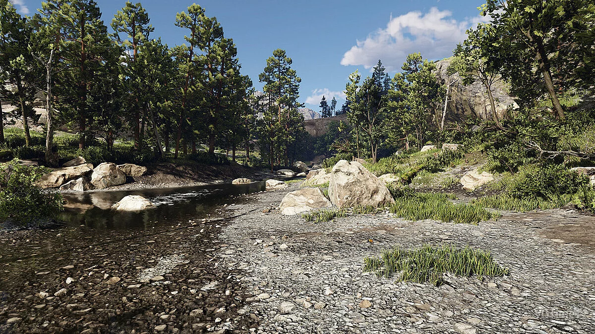 Red Dead Redemption 2 — Детализированная местность в 4K
