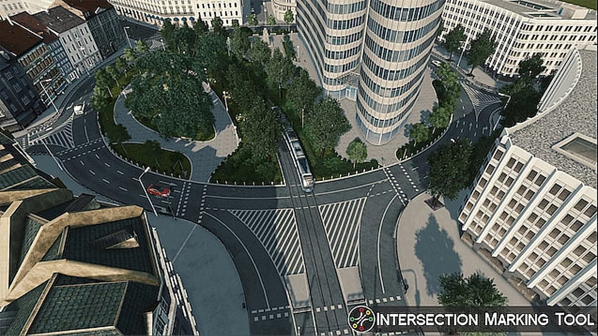 Cities: Skylines — Инструмент разметки перекрестков