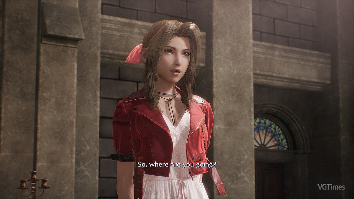 Crisis Core: Final Fantasy VII Reunion — Айрис в костюме из ремейка