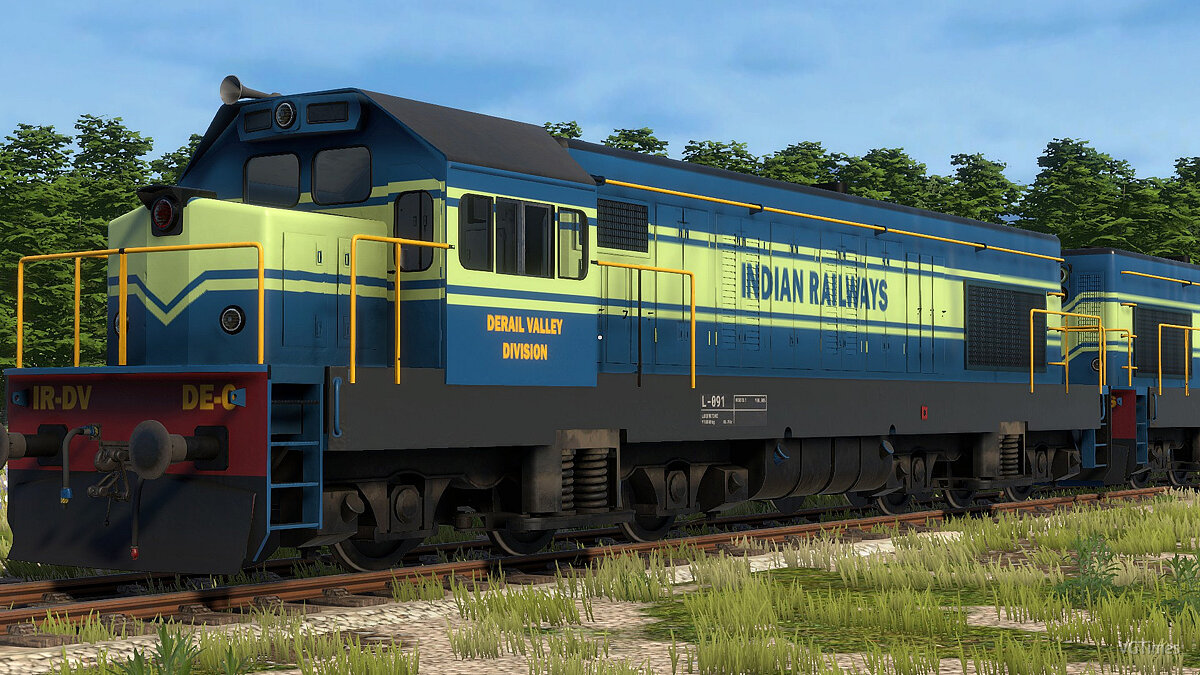 Derail Valley — Раскраска The Majestic Indian Railways для DE6
