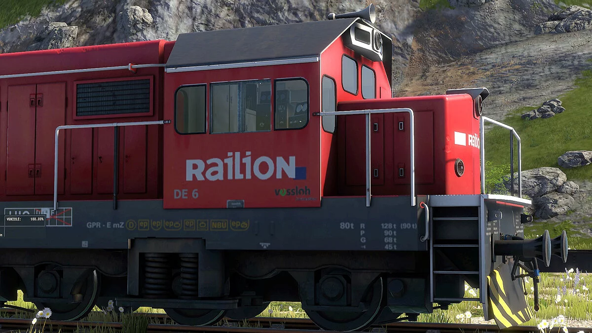 Derail Valley — Раскраска Railion для DE 6