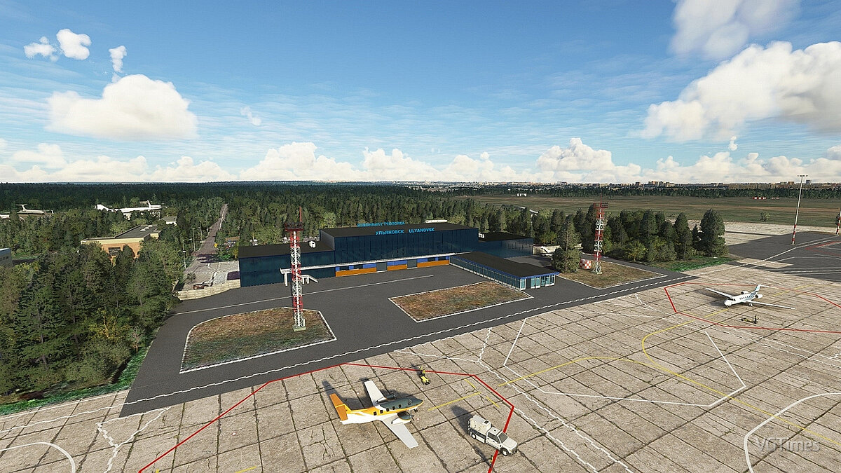 Microsoft Flight Simulator — Аэропорт Ульяновск Баратаевка (Россия)