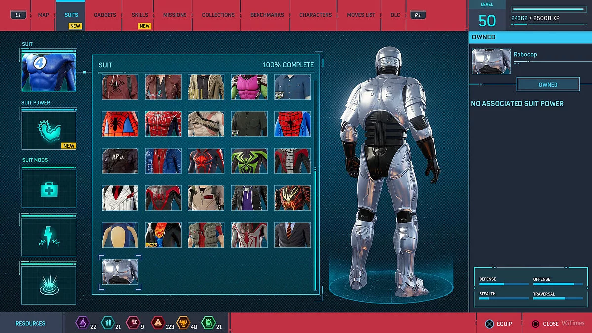 Marvel&#039;s Spider-Man Remastered — Робокоп (новый слот)