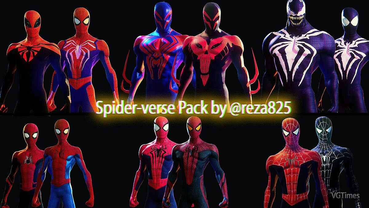 Marvel&#039;s Spider-Man Remastered — Набор костюм из Паучьей вселенной
