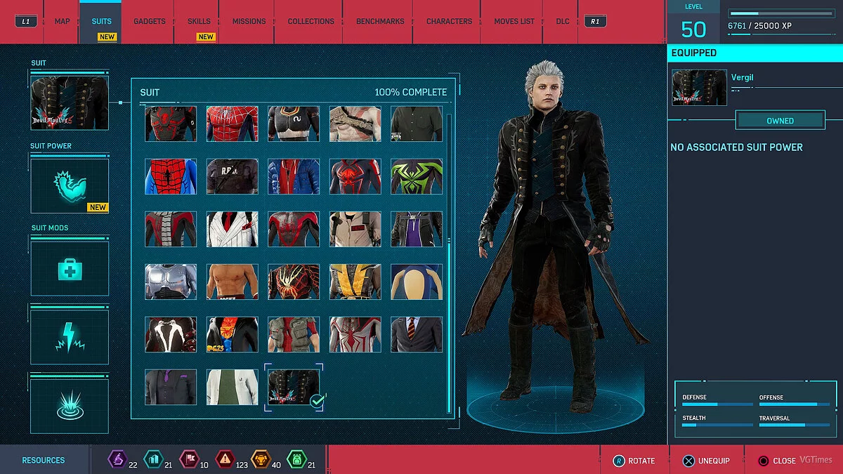 Marvel&#039;s Spider-Man Remastered — Вергилий из игры Devil May Cry 5