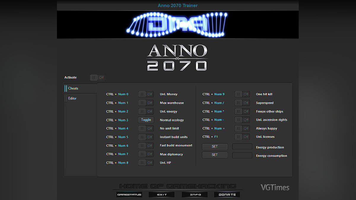 Anno 2070: Deep Ocean — Трейнер (+16) [3.00.8051]