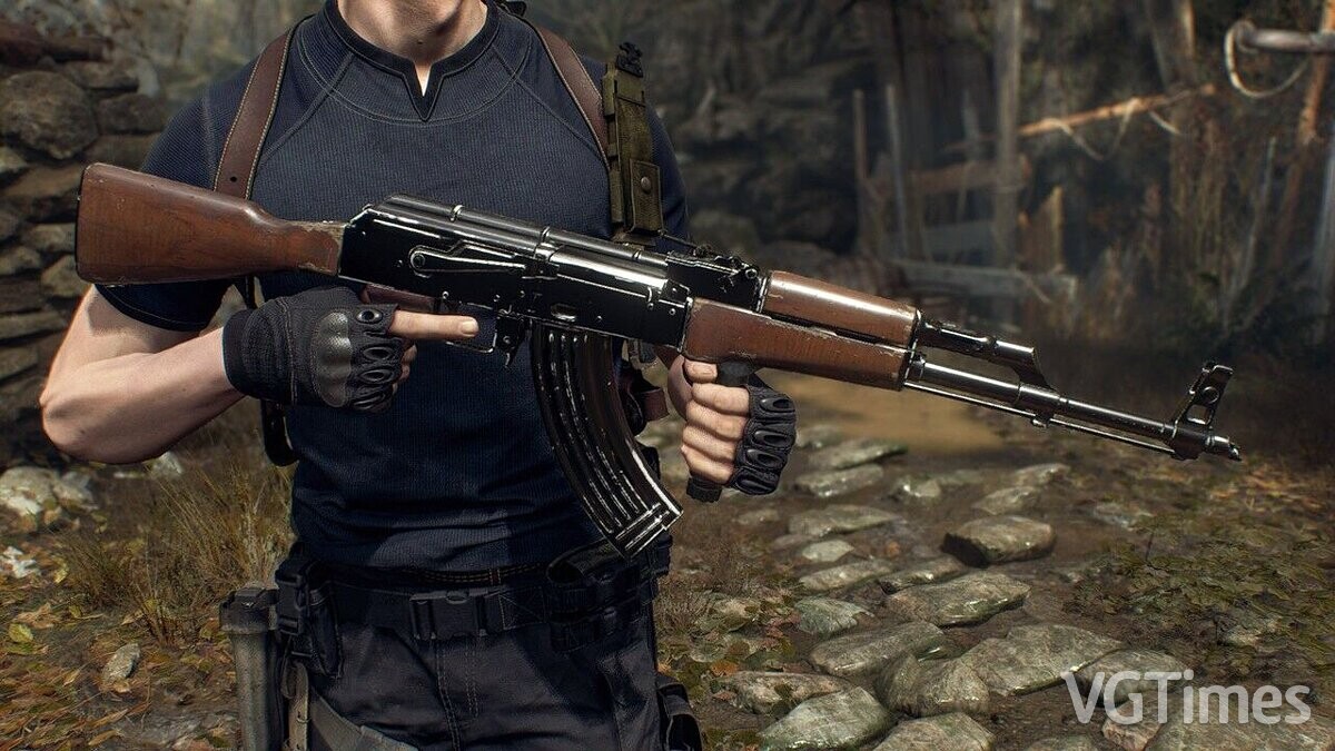 Resident Evil 4 Remake (2023) — AK-47 из игры Counter-Strike 2