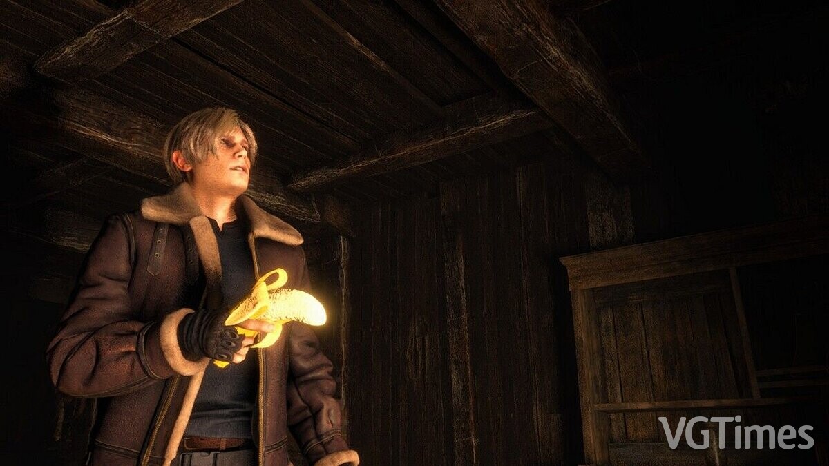 Resident Evil 4 Remake (2023) — Банановый пистолет и нож-ложка