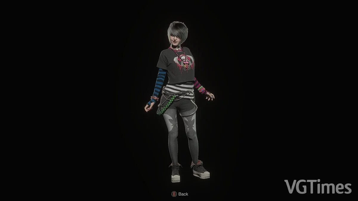 Resident Evil 4 Remake (2023) — Черные волосы и темный наряд для Эшли