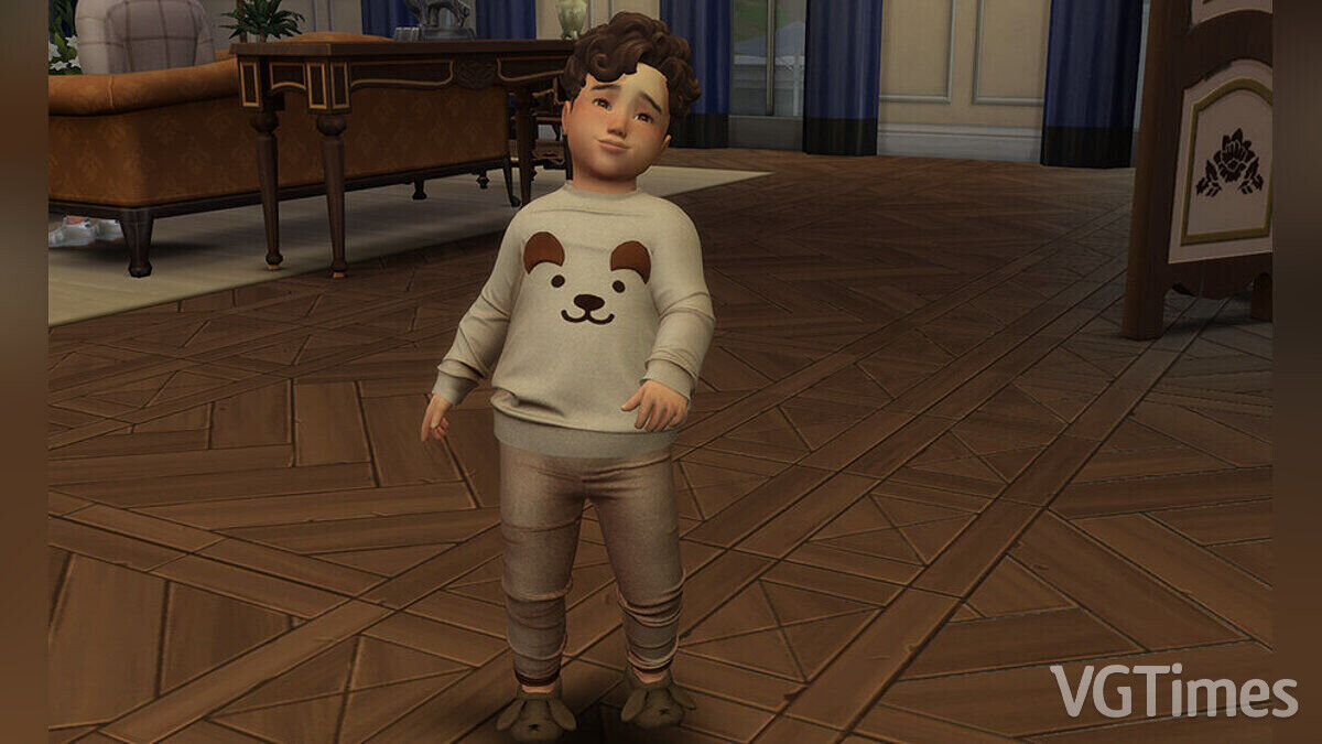 The Sims 4 — Детский свитер с медведем