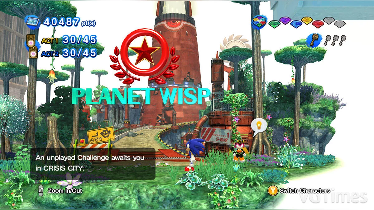 Sonic Generations — Игра пройдена на 90 процентов