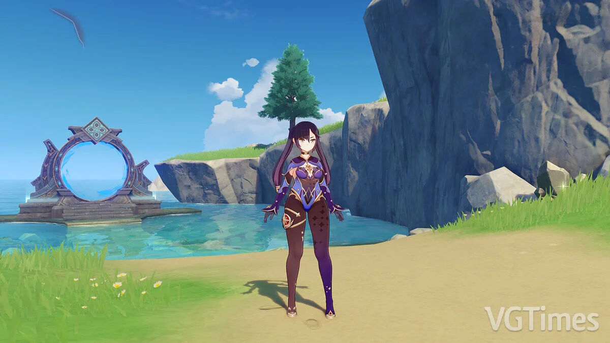 Genshin Impact — Мона с увеличенной грудью