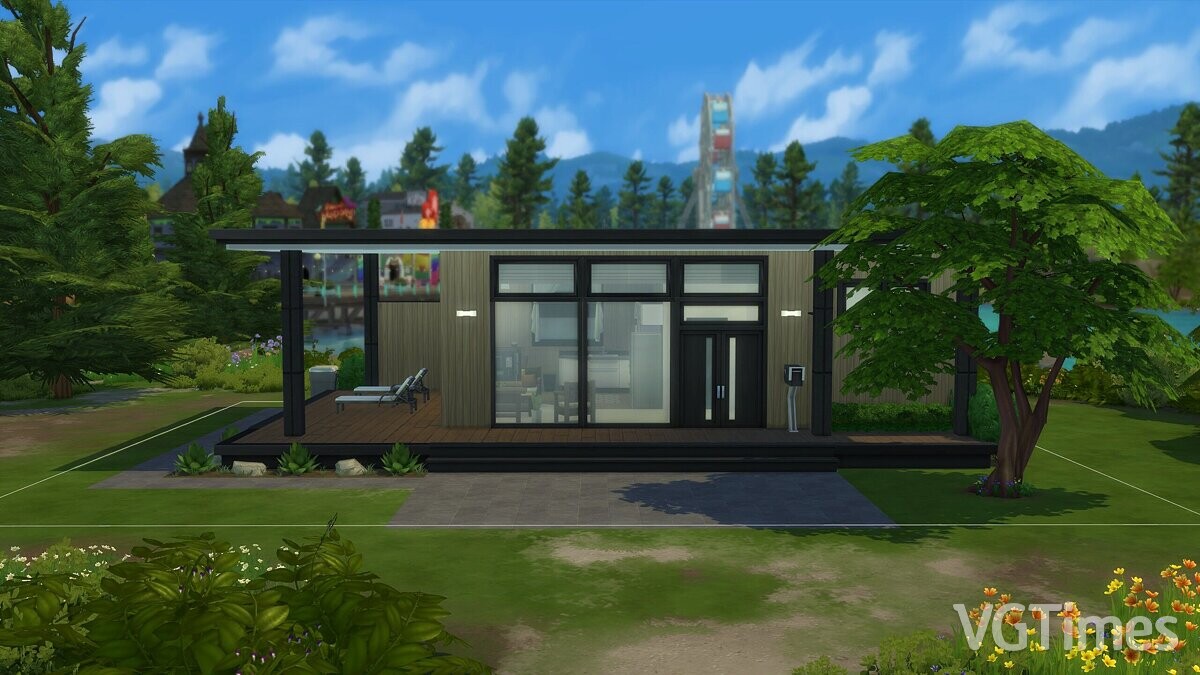 The Sims 4 — Небольшой одноэтажный дом