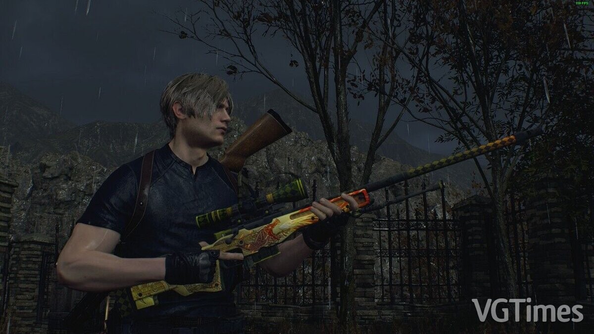 Resident Evil 4 Remake (2023) — Раскраска для снайперки «Дракон» из игры CS:GO