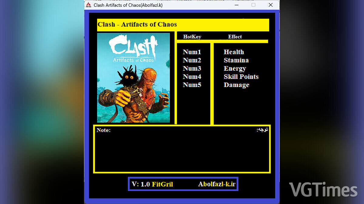 Clash: Artifacts of Chaos — Трейнер (+5) [1.0]