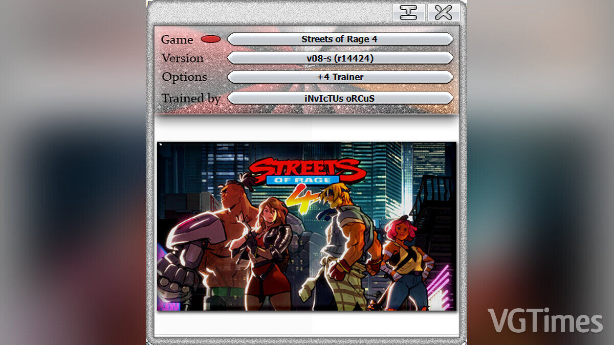 Читы для Streets of Rage 4