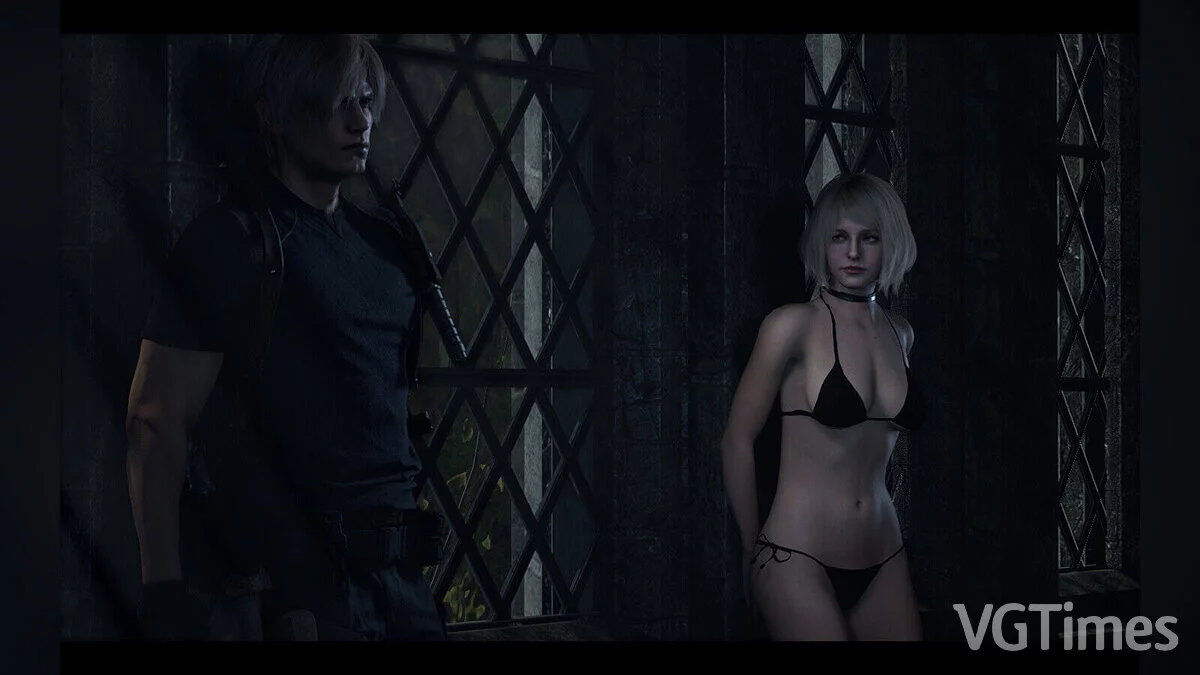 Resident Evil 4 Remake (2023) — Ashley Bikini — Эшли в бикини