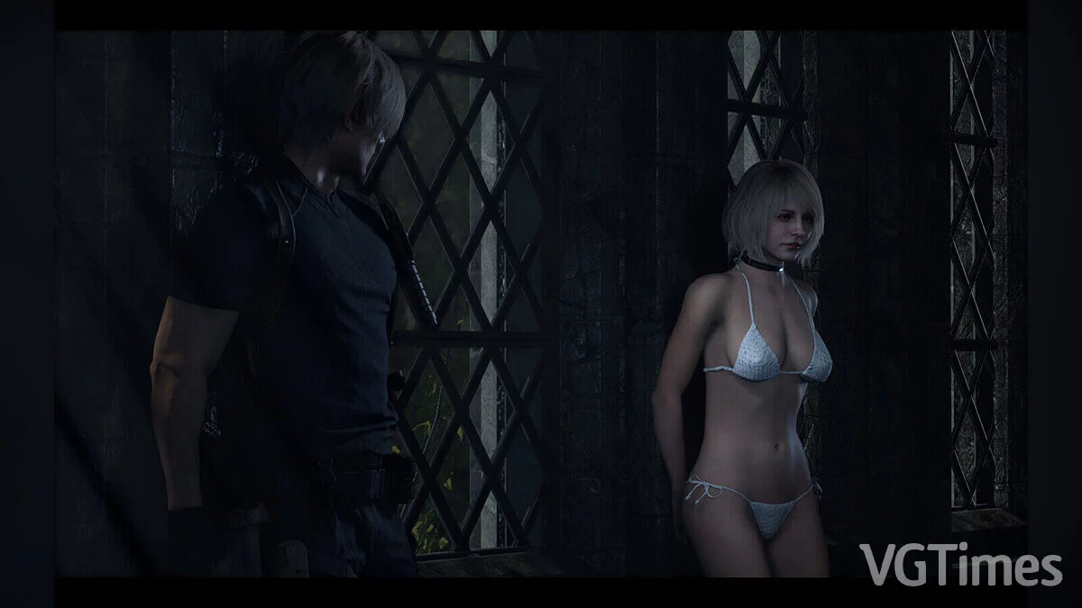 Resident Evil 4 Remake (2023) — Ashley Bikini — Эшли в бикини