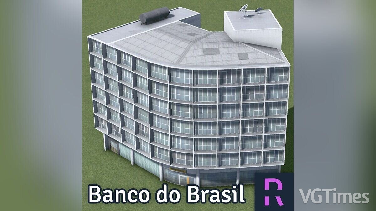 Cities: Skylines — Банк в Бразилии