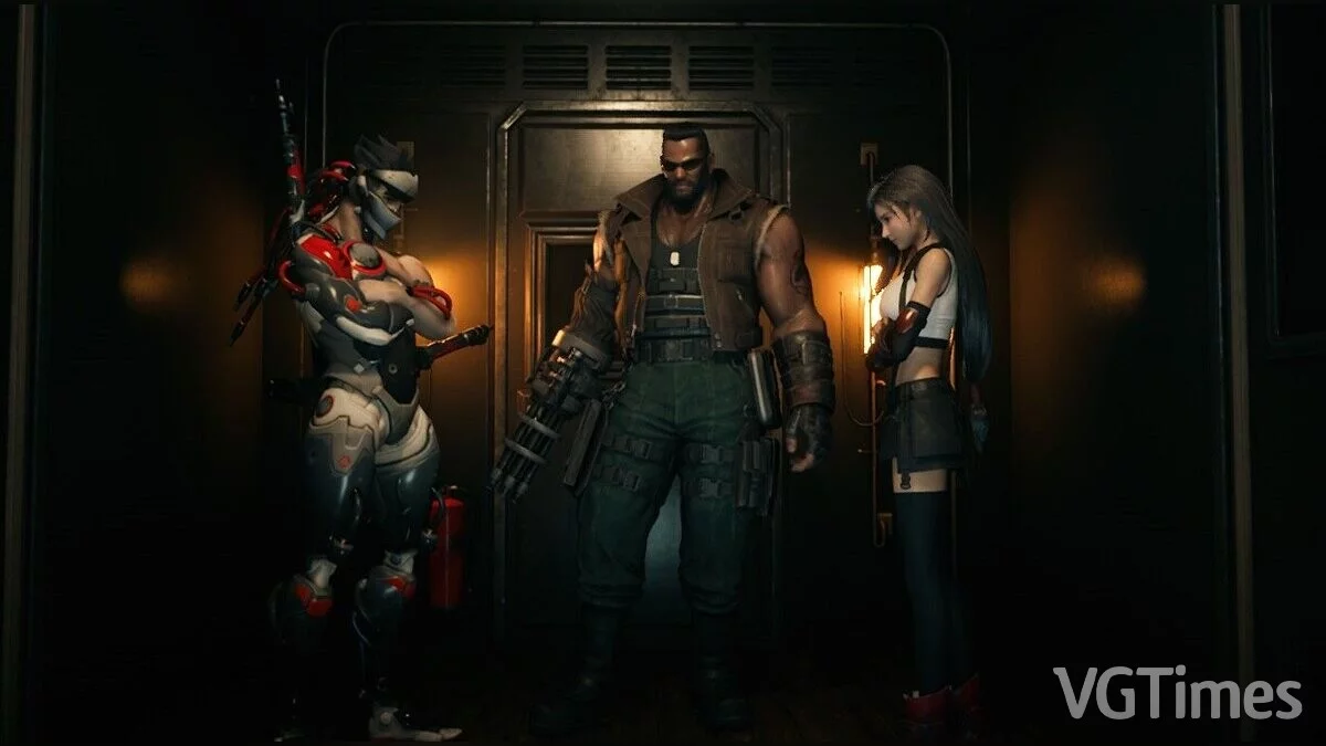 Final Fantasy VII Remake — Гэндзи Блэквотч из игры Overwatch