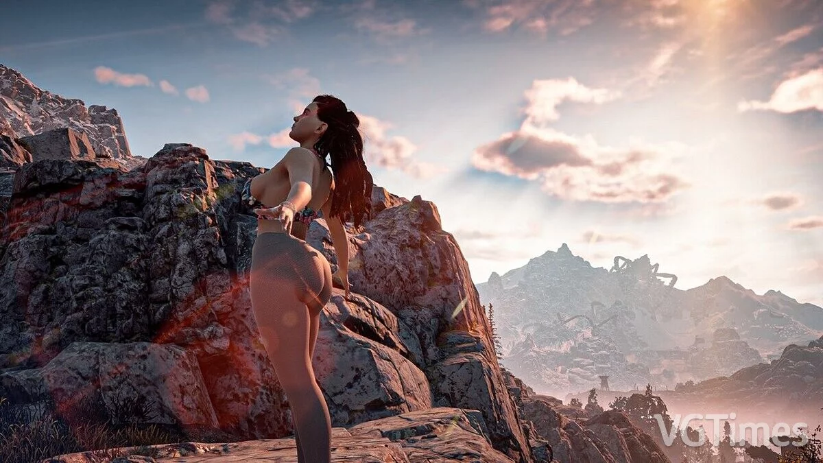 Horizon Zero Dawn Complete Edition — Элой с большой грудью и попой