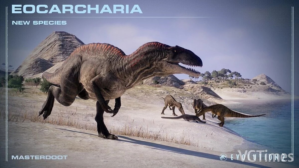 Jurassic World Evolution 2 — Эокархария - новый вид