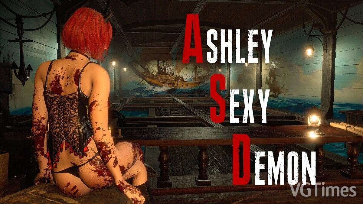 Resident Evil 4 Remake (2023) — Эшли - сексуальный демон