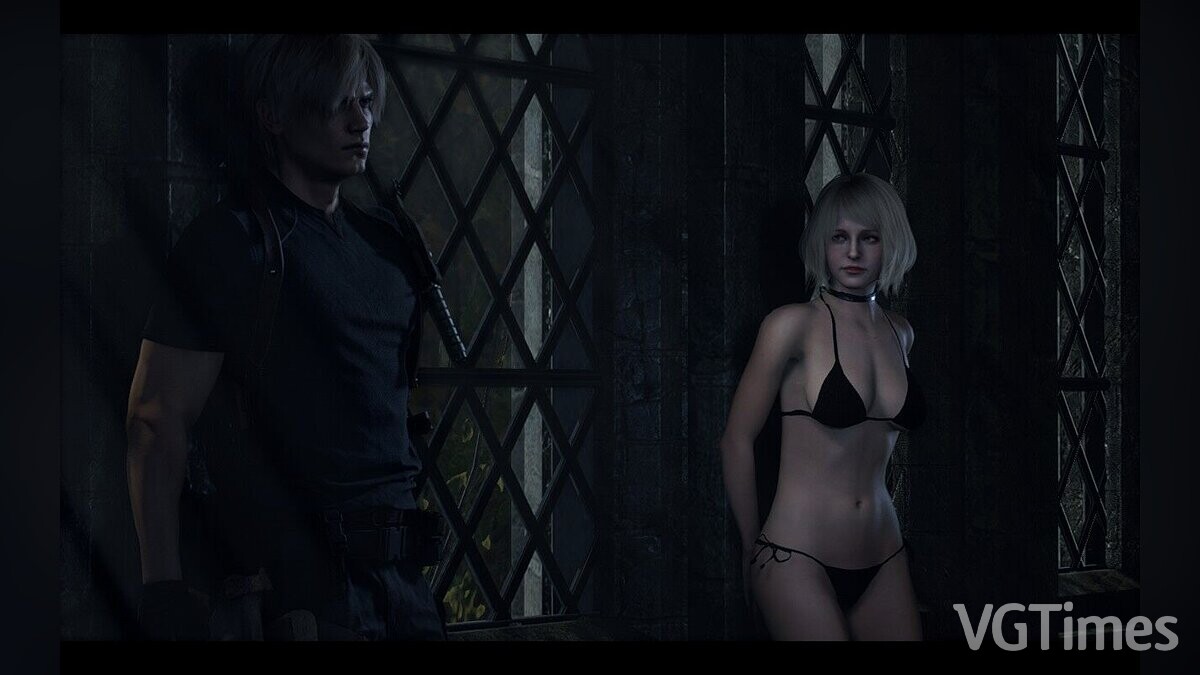 Resident Evil 4 Remake (2023) — Эшли в бикини