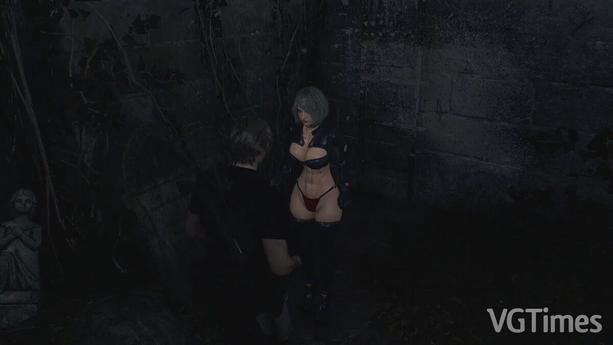 Resident Evil 4 Remake (2023) — Эшли в стрингах