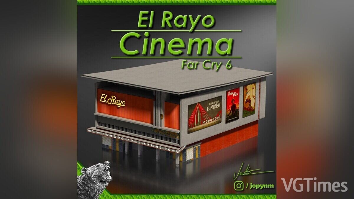 Cities: Skylines — Кинотеатр Эль Райо (Far Cry 6)