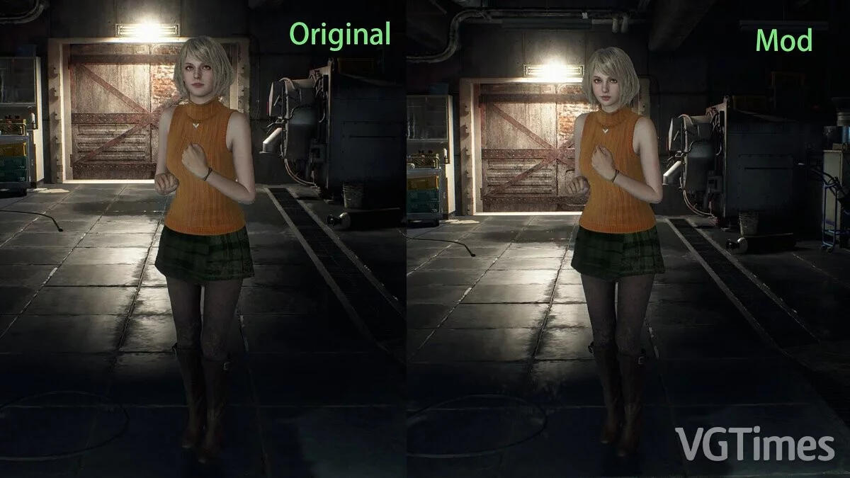 Resident Evil 4 Remake (2023) — Коррекция лица Эшли