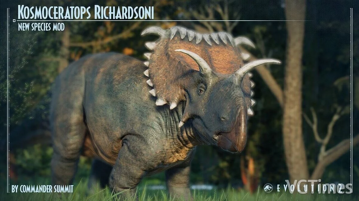 Jurassic World Evolution 2 — Космоцератопс - новый вид