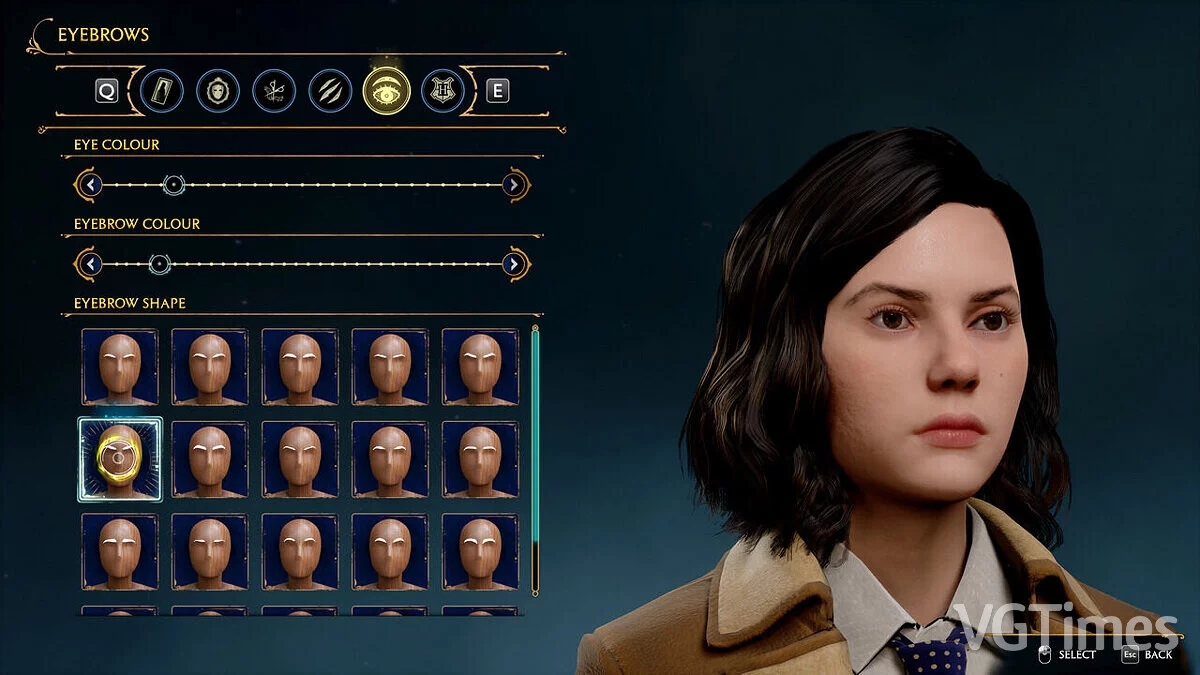 Hogwarts Legacy — Лира - женская форма лица