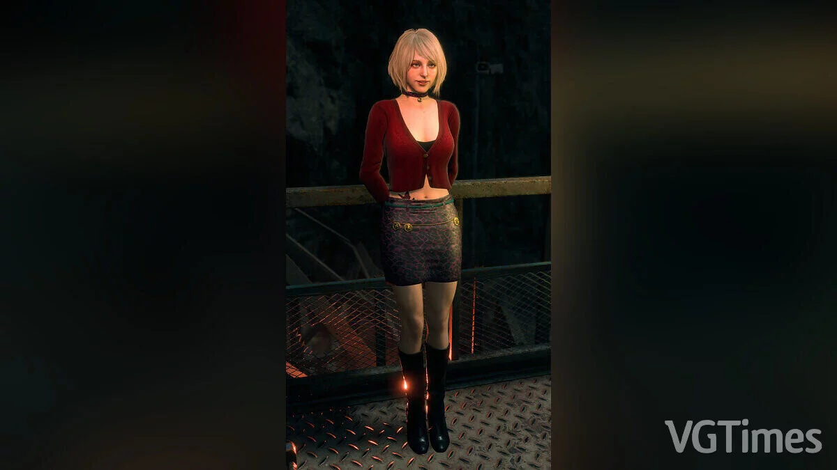 Resident Evil 4 Remake (2023) — Maria Outfit for Ashley — одежда Марии из Silent Hill 2 для Эшли