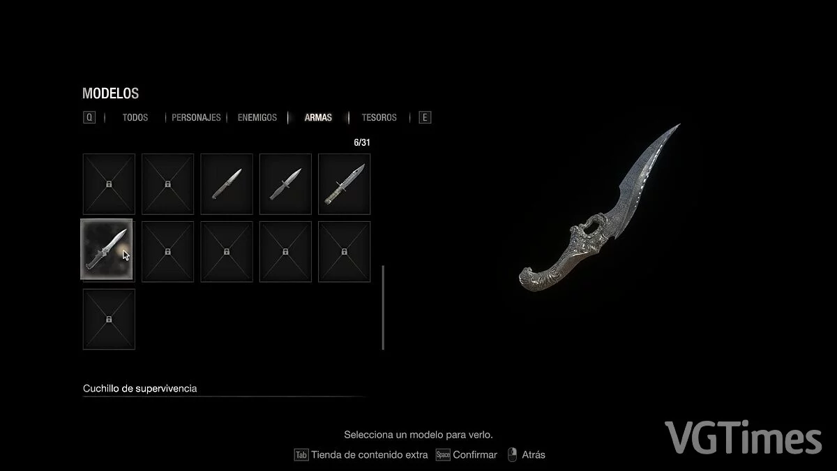 Resident Evil 4 Remake (2023) — Нож Димитреску RE8