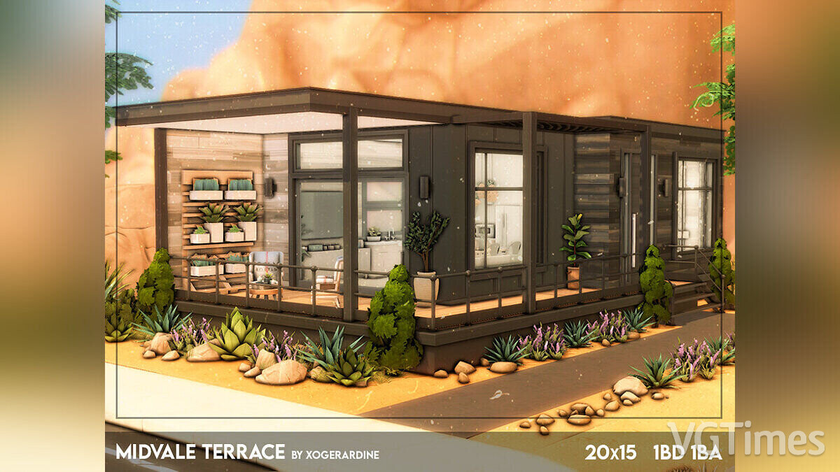 The Sims 4 — Современный дом с террасой