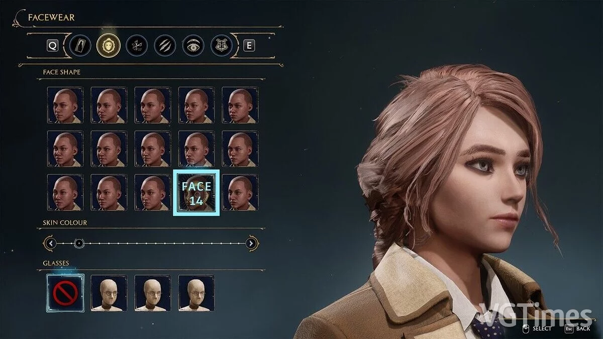 Hogwarts Legacy — Улучшенное женское лицо 14