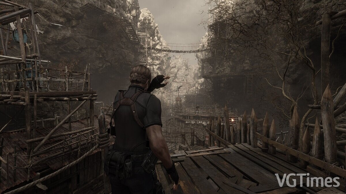 Resident Evil 4 Remake (2023) — Визуальные эффекты 2005 года