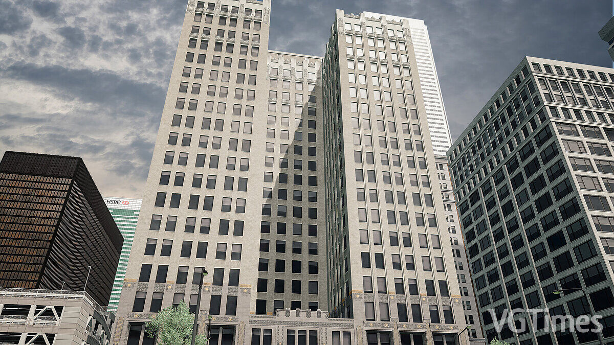 Cities: Skylines — 23-этажное здание в стиле ар-деко